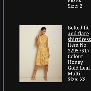 Rw&Co yellow beach print dress